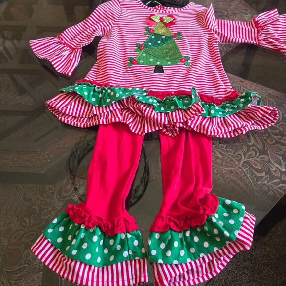 Rare Editions size 4 holiday 2 piece set. NWT, very cute & whimsical - Picture 3 of 5